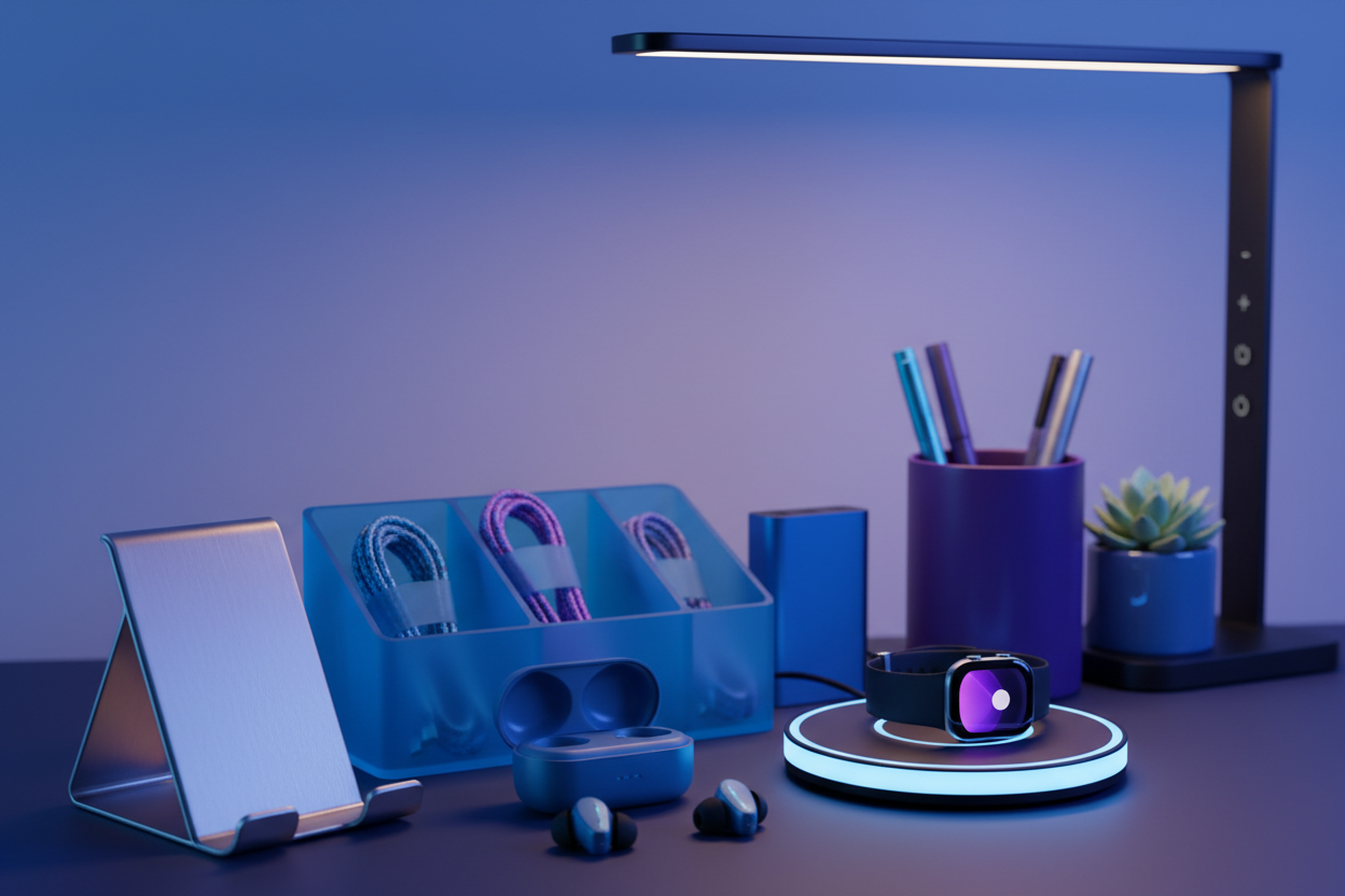 let the overal colour be blue/purple